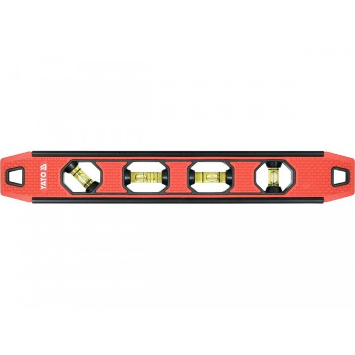 Рівень "TORPEDO" з алюмінієвим корпусом YATO: L= 300 мм. 4 капсули, магніт [45]