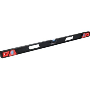 Рівень ударостійкий з магнітами YATO: L= 1 м. 3 капсули в алюмінієвому корпусі, 2 ручки [15]