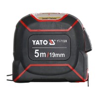 Рулетка вимірювальна зі зчитувальним вічком YATO L= 5 м x 19 мм,