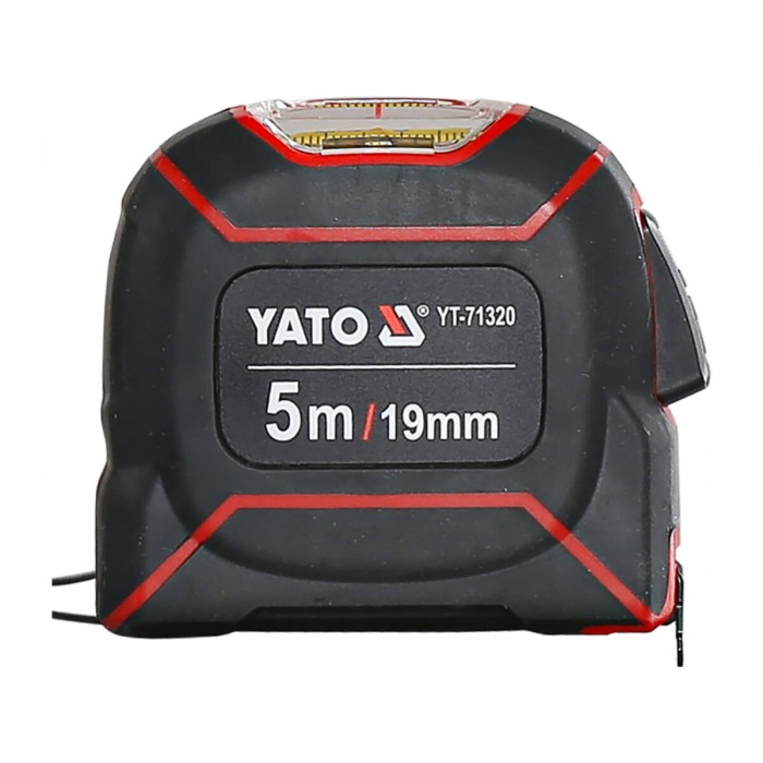 Рулетка вимірювальна зі зчитувальним вічком YATO L= 5 м x 19 мм,