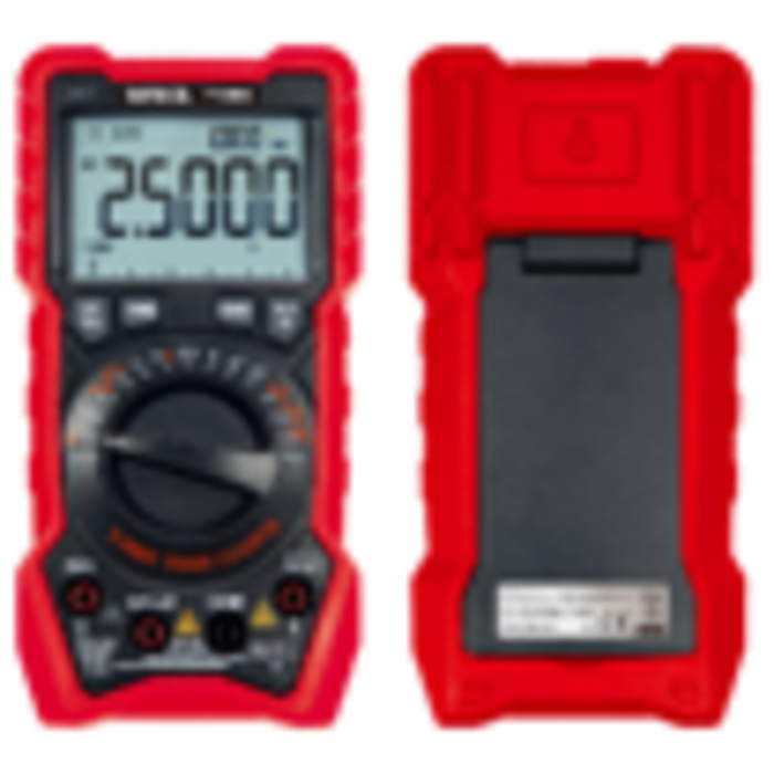 Мультиметр TRUE RMS електричних параметрів YATO з LCD-цифровим діапазоном 25000 від 3х1,5V;AA батар