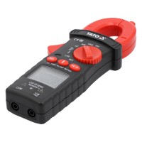 Мультиметр-кліщі TRUE RMS електр. параметрів YATO, діапаз AC- 0-600 А, 0-600 V AC/DC, відображ- 3999