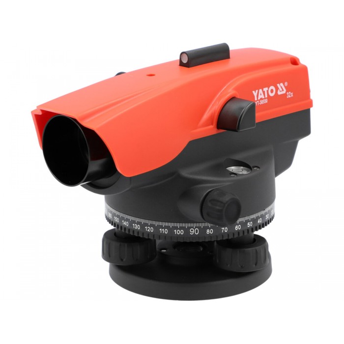 Нівелір оптичний авто-налашт YATO об'єктив Ø= 38мм, кратніс- 32Х, радіус дії- 1-55м, точніс- 1мм/30м