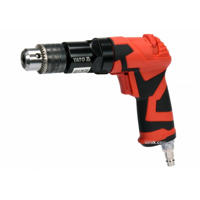 Дриль пневматичний YATO з цангою для свердл Ø≤1мм; роб. тиск- 6,3Bar з подачою повітря-113 л/хв [10]