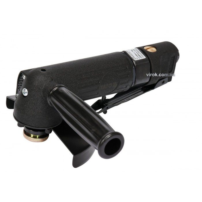 Шліфмашина пневматична, кутова YATO для диска Ø= 125 мм, М10, сполуч, Ø= 1/4", 6,3 Bar, 141 л/хв [8]