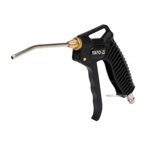 Пістолет пневматичний продувальний YATO з соплом l=110 мм, Ø=1/4", для тиску- 0.8 MPa [20/40]