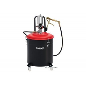 Мастильний апарат пневматичний YATO: бак- 30л, тиск- 0.8MPa, вихід. тиск- 300-400 Bar, шланг- 4м [1]