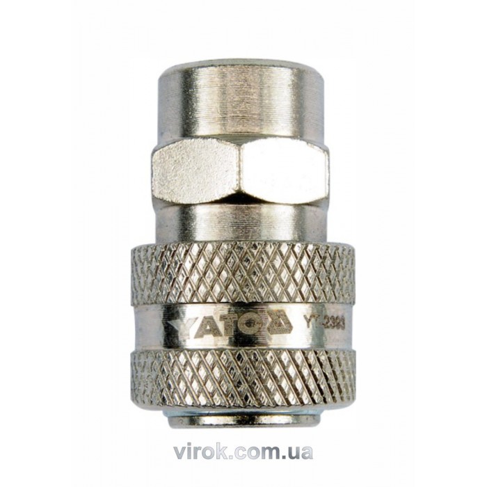 Швидкоз'єднувана муфта YATO з внутріш. різьбою Ø= 3/8" [20/120]