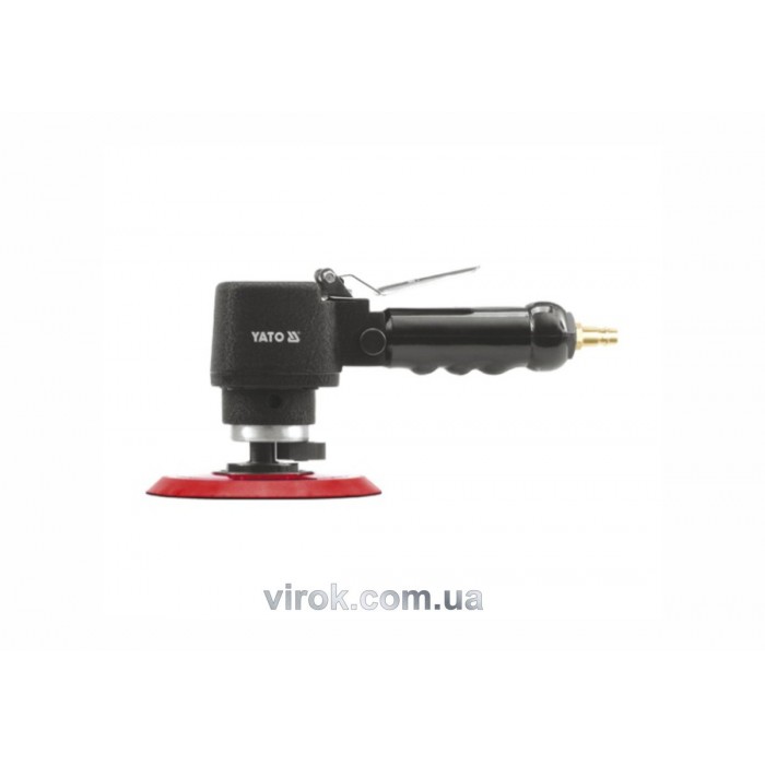 Шліфмашина пневматична YATO ексцентрикова, 9000 об. Ø=150мм, 0,62MPa [10] (DW)