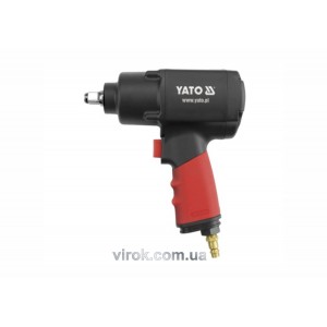 Гайковерт ударний пневматичний YATO : квадрат 1/2", F=1356 Nm [10]
