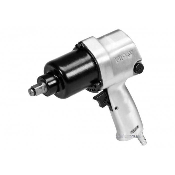 Гайковерт ударний пневматичний YATO : квадрат 1/2", F= 1000 Nm, роб. тиск- 6.3 Bar при 120 л/хв [6]