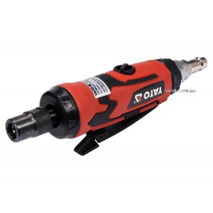 Шліфмашина пневматична, пряма YATO зі шпинделем Ø= 6 мм, Ø= 1/4", 6.3 Bar, 113 л/хв [40]