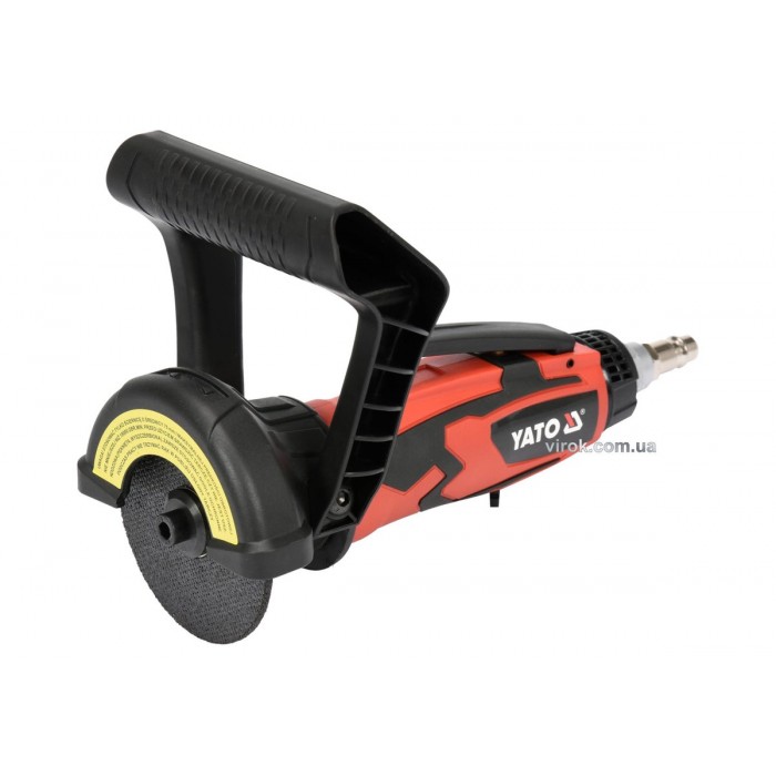 Різак пневматичний, ручний YATO для диска Ø= 75/9.5 мм, Ø= 1/4", 8 Bar, 170 л/хв [20]