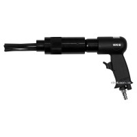 Молоток пневматичний з голковим долотом YATO : спож. повітря- 113 л/хв, тиск- 6.3 Bar, 19 голок [8]