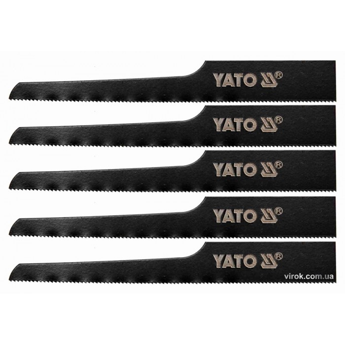 Полотна до пневматичної шаблевої пили YT-09955 YATO : 24 зуби/1", 5 шт [50/200]