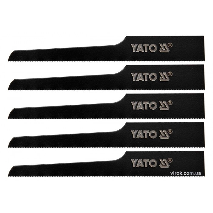 Полотна до пневматичної шаблевої пили YT-09955 YATO : 32 зуби/1", 5 шт [50/200]