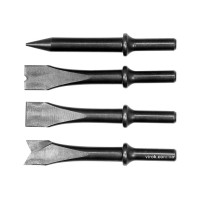 Долота і зубила l= 120 мм YATO до пневматичного молотка YT-0990 і 81133, компл. 4 шт. [50]