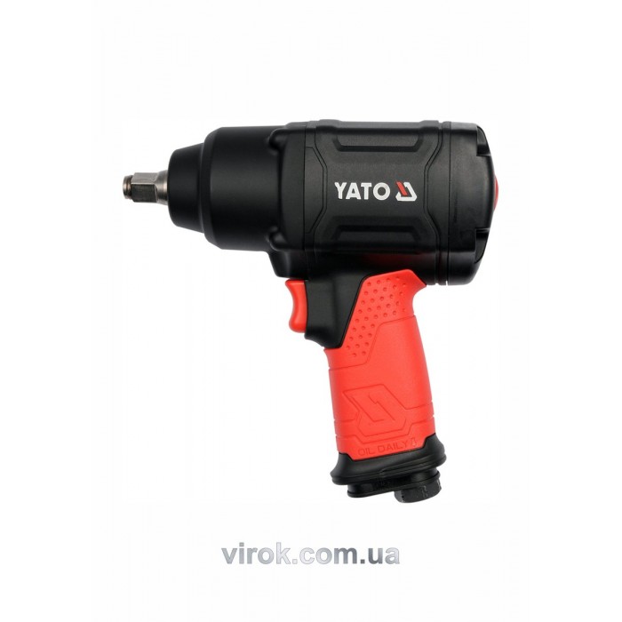 Гайковерт ударний пневматичний YATO : квадрат 1/2", F=1150 Nm [10]