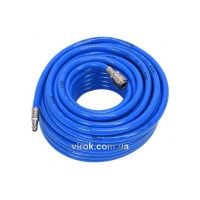 Шланг пневматичний ПВХ YATO з швидкоз'єднув. наконечниками; Ø=8 мм, макс. тиск 20 Bar, l=20 м [8/64]