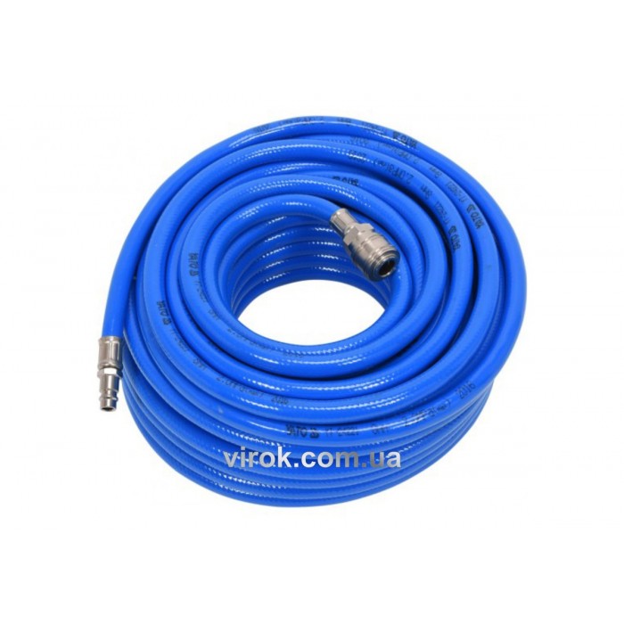 Шланг пневматичний ПВХ YATO з швидкоз'єднув. наконечниками; Ø=8 мм, макс. тиск 20 Bar, l=20 м [8/64]
