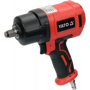 Гайковерт ударний пневматичний YATO : квадрат 1/2", F=1560 Nm, спожив. повітря- 184 л/хв [5/140]