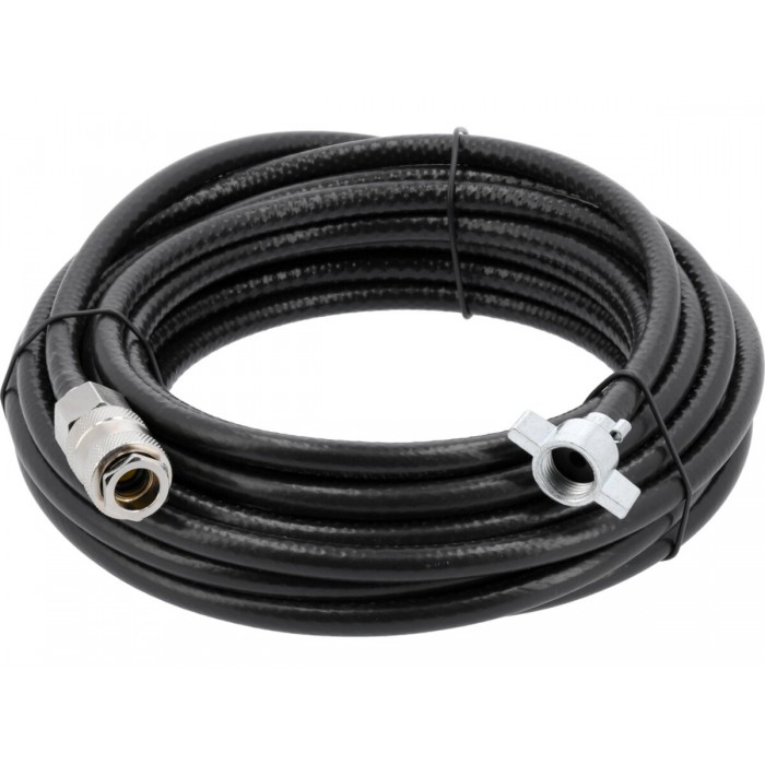 Шланг пневматичний ПВХ для автом YATO з швидким роз'ємом; Ø=6/10мм, роб тиск 10 Bar, l=8м, гв М16[8]