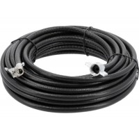 Шланг пневматичний ПВХ для накачки коліс в автомоб YATO; Ø=6/10 мм, роб тиск 10 Bar, l=12 м, гви М16