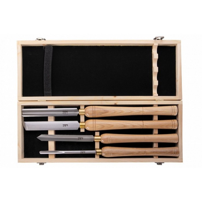 Набір токарних різців по дереву HSS, 4 шт. JET 19500119