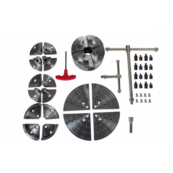 Токарний патрон 4-х кулачковий JET по дереву CK-4.5Z/S1 114 мм (набір)