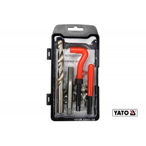 Набір для ремонту різьби YATO : М12 x 1.75 мм, HSS 4241/4341, 30 шт [20/40]