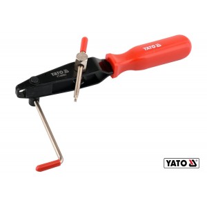 Щипці для хомутів на кожухи шарнірів YATO зі смугою до 10 мм [6/36]