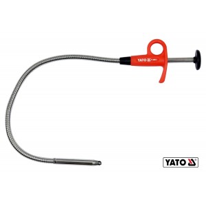 Схоплювач магнітний на гнучкому тримачі YATO : L= 585 мм, з LED підсвіткою [10/60]