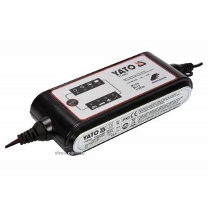 Перетворювач напруги YATO з мережі 230 В AC в 12 В DC,для заряджання акумуляторів;4 А,5-120 АГод(DW)