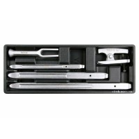 Вклад до інструментальної шафи YATO з 3 монтажн. лопатками для шин, знімач кермов. тяг і кульових оп