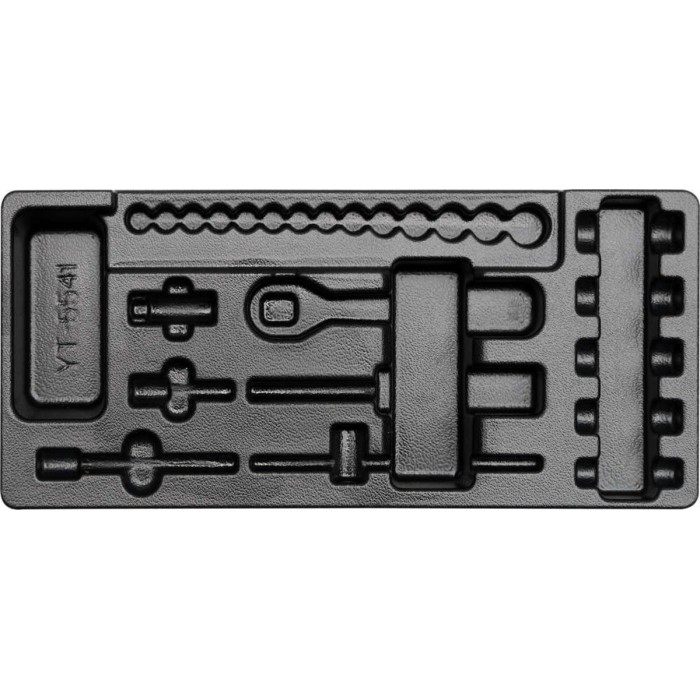Вклад до інструментальної шафи пустий YATO, для торцевих головок з ключами YT-5541 [5/30]