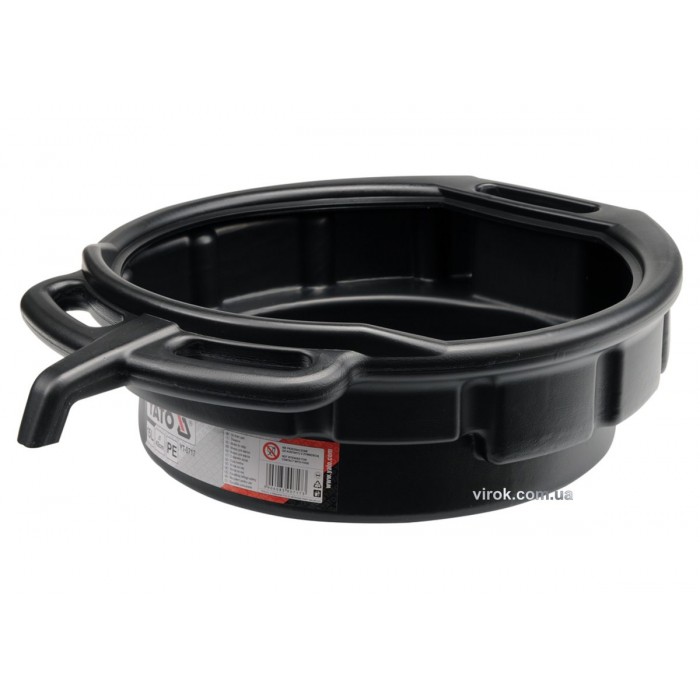 Посудина для зливу оливи та інших після експлуат. рідин YATO, V= 15 л [6/48]