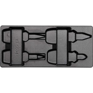 Вклад до інструментальної шафи пустий YATO, для шипців кусачок YT-5534 [5/30]