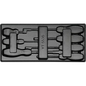 Вклад до інструментальної шафи пустий YATO, для викруток YT-5535 [5/30]