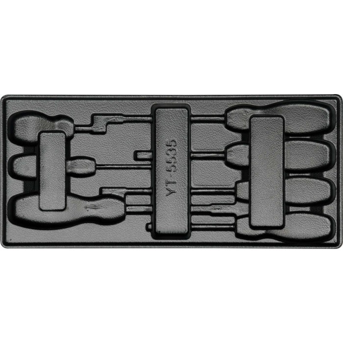 Вклад до інструментальної шафи пустий YATO, для викруток YT-5535 [5/30]