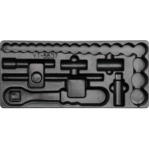 Вклад до інструментальної шафи пустий YATO, для торцевих насадок з інструм. YT-5537 [5/30]