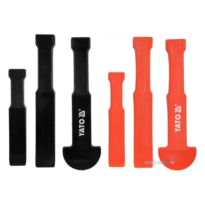 Набір зубил пластикових YATO : l= 127 і 175 мм, 6 шт. [10/60]