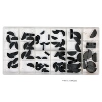 Шпонки півкруглі різних розмірів YATO; наб. 80 шт. [5/20/720]