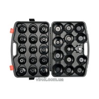 Торцеві ключі для монтажу оливних фільтрів YATO до квадр 3/8" Набір. , h=10 мм, 30 шт. [3]