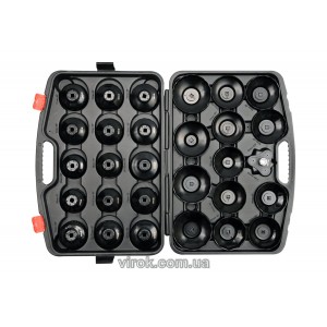 Торцеві ключі для монтажу оливних фільтрів YATO до квадр 3/8" Набір. , h=10 мм, 30 шт. [3]