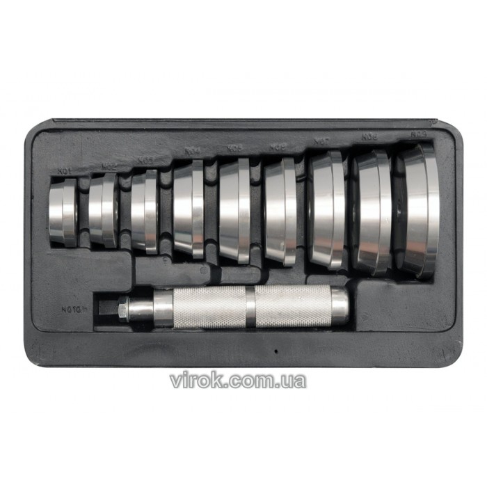 Набір для встановлення сальників ущільнювачів YATO Ø= 40-81 мм, 10 шт. [5/10]