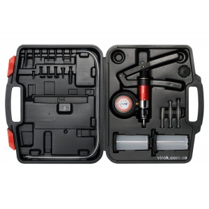 Помпа ручна вакуумна YATO з обладунками, кпл. 22 шт., P= -1-3 Bar [5]