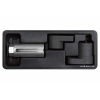 Ключ торцевий з внутрішним багатогранником для лямбда-зонду YATO : l=22 мм, 3 шт [20]