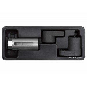 Ключ торцевий з внутрішним багатогранником для лямбда-зонду YATO : l=22 мм, 3 шт [20]