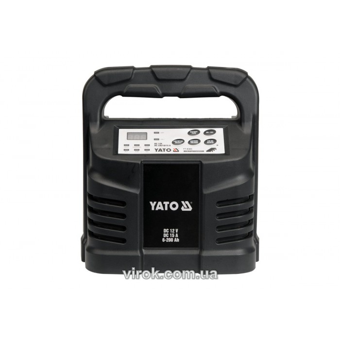 Зарядний прилад YATO : 12V, 15А, 6-200Ah(DW)