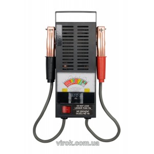 Тестер напруги акумуляторів аналоговий YATO, 6/12V [10]